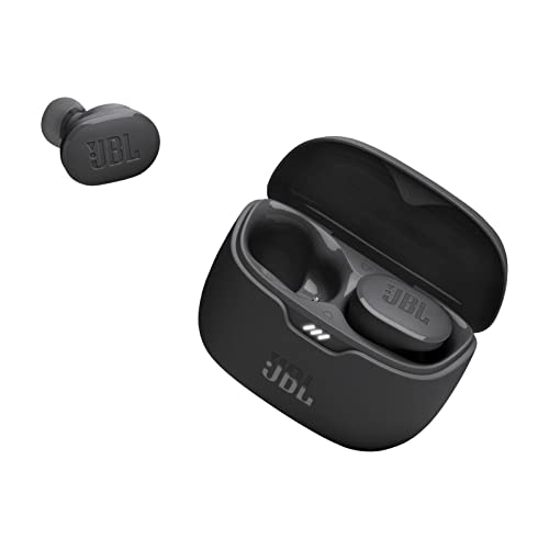 JBL Tune Buds – Wasserresistente, True-Wireless In-Ear-Kopfhörer mit Noise-Cancelling in Schwarz – Mit bis zu 48 h Musikwiedergabe im Sale