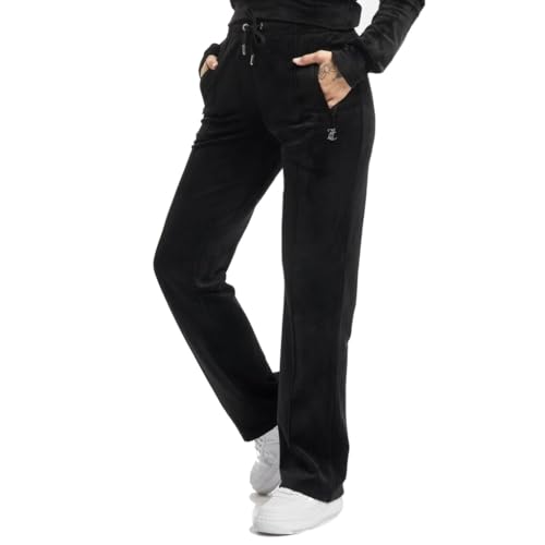 Juicy Couture Trainingshose Tina VEJH70047WPF Schwarz L, nero im Sale