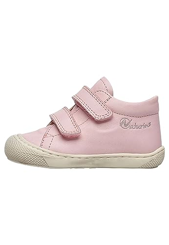 Naturino Cocoon VL-Lauflernschuhe aus Nappaleder, Rosa 22 im Sale