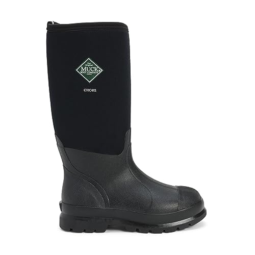 Unisex Chore High Wellington Working Muck Boots, Schwarz (Black 000A), 44/45 EU im Sale