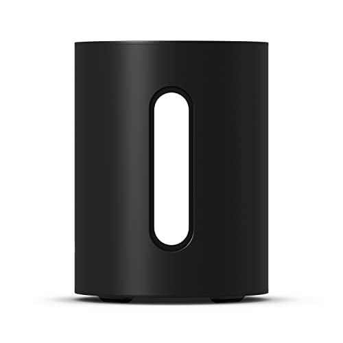 Sonos Sub Mini (Schwarz) – Der WLAN-Subwoofer für tiefen Bass