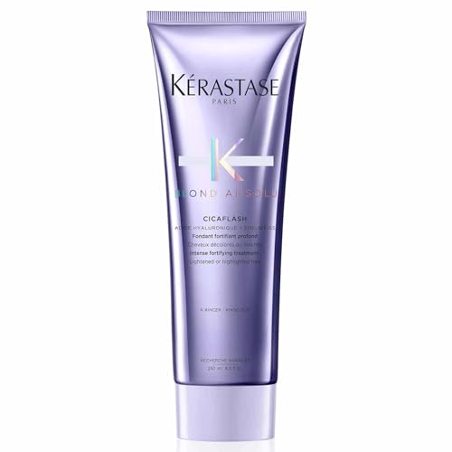 Kérastase | Haarspülung für trockenes und blondiertes Haar, Gegen Haarbruch und Spliss, Mit Hyaluronsäure, Cicaflash Conditioner, Blond Absolu, 250 ml im Sale