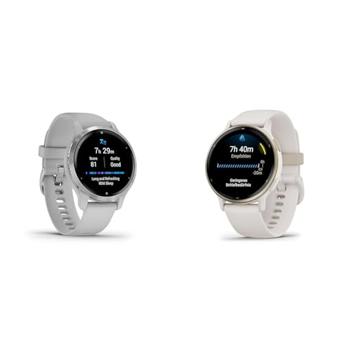 Garmin Venu 2S – schlanke GPS-Fitness-Smartwatch & Vivoactive 5 - GPS-Smartwatch mit 1,2 AMOLED Touchdisplay, Fitness- und Gesundheits- und Musikfunktionen