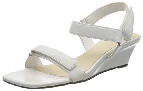 Vagabond Damen Nellie Riemchensandalen, Weiß (White 1)