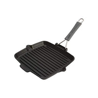 Thumbnail for STAUB Gusseisen Grillpfanne mit Silikongriff, Induktionsgeeignet, Quadratisch 24 cm, Schwarz