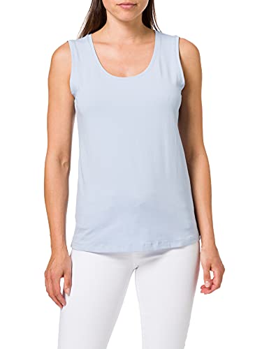 Gina Laura Damen 3 Glitzersteinen, Organic Top, Bleached Denim, im Sale