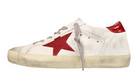 Thumbnail for Golden Goose Damenschuhe Superstar Vintage 11350 Weiß-Rot glänzend (Weiß-Rot, EU-Schuhgrößensystem, Erwachsene, Damen, im Sale