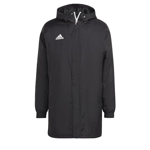 adidas Mens Jacket (Filled Heavyweight) Entrada 22 Stadium Jacket, Black, IB6076, L im Sale