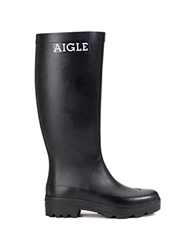 Aigle Herren Atelier Gummistiefel, Schwarz, EU im Sale