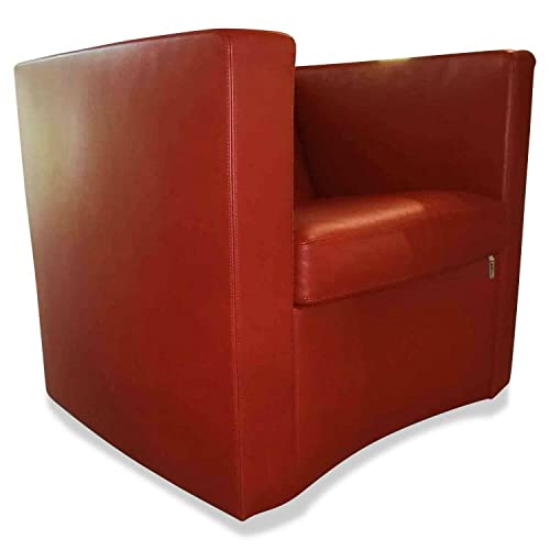 Erpo Sessel CL 142.15 Leder 350.870 Terra Braun Rot