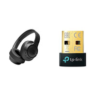 Thumbnail for JBL Tune 710 BT – Faltbare Bluetooth Over-Ear Kopfhörer in Schwarz – Kabellose Ohrhörer mit JBL Pure Bass Sound & TP-Link UB500 Nano USB Bluetooth 5.0 Adapter Dongle