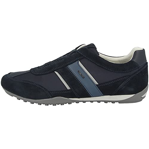 Geox Herren U Wells A Sneaker, Navy, 43 EU im Sale