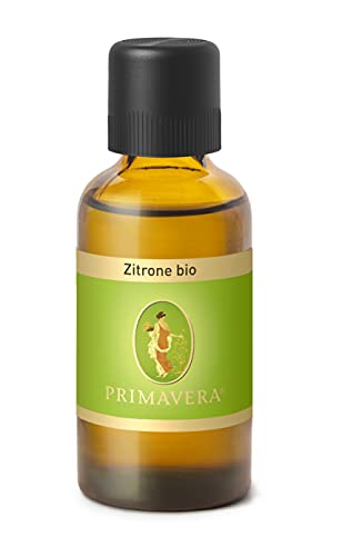 PRIMAVERA Ätherisches Öl Zitrone bio 50 ml - Aromaöl, Duftöl, Aromatherapie - erfrischend, konzentrationsfördernd, aufmunternd - vegan im Sale