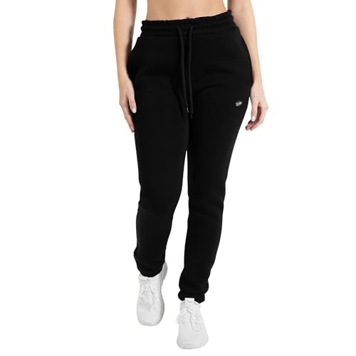 SMILODOX Joggingshose Damen Amaya, Slim Fit Sporthose lang, Freizeithose Damen, Trainingshose Damen, Laufhose Damen, Sweatpants Jogger mit Metalllabel, Ideal für Sport, Gym, Fitness & Freizeit im Sale