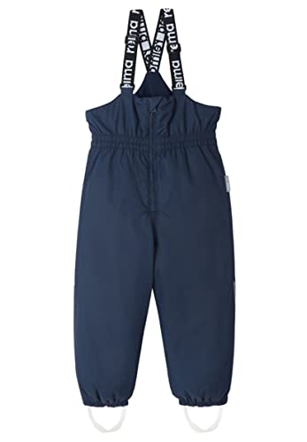 Reima Matias Schneehose für Kinder, gefütterte Hose für Kleinkinder (Mädchen und Jungen), aus elastischem Material und mit Fußschlaufen Navy 110 im Sale