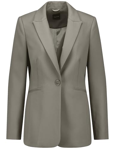 Taifun Damen Taillierter Blazer aus eleganter Qualität Langarm, geknöpfte Armschlitze unifarben Moon Valley 44 im Sale