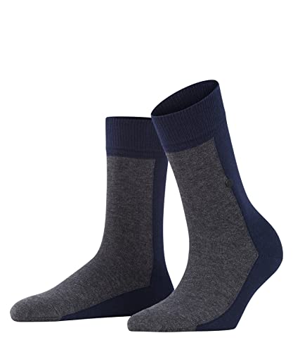 Burlington Damen Black Joker W SO Baumwolle Gemustert 1 Paar Socken, Blau (Marine 6120), 36-41 im Sale