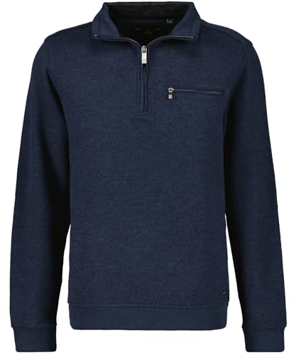 RAGMAN Herren Sweatshirt mit Stehkragen und Zip M, Dunkelblau-711 im Sale