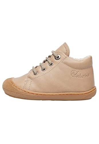 Naturino Cocoon-Lauflernschuhe aus Leder mit Wollfutter, Beige 24 im Sale