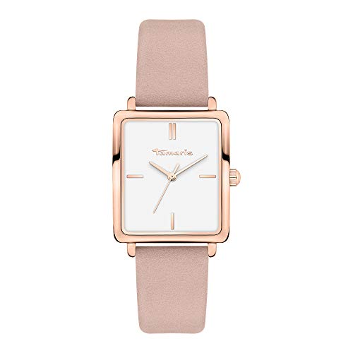 Tamaris Damen Analog Quarz Uhr mit Leder Armband TT-0016-LQ im Sale