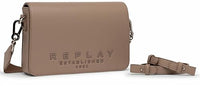 Thumbnail for Replay Damen Handtasche Klein aus Kunstleder, Pale Grey Brown 081 (Braun), Onesize im Sale