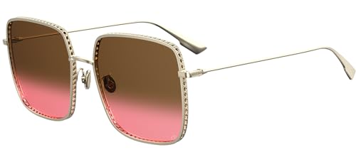 Christian Dior Unisex Diorbydior3f Sunglasses, 3YG 86 Light Gold, 59 im Sale