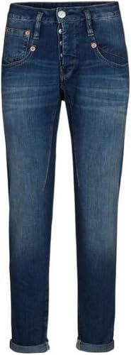 Herrlicher ,Shyra Cropped Organic Denim Cashmere Jeans Farbe Blue Jay (Blue Jay, 28) im Sale