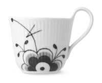 Thumbnail for Royal Copenhagen Schwarze geriffelte Mega-Tasse mit hohem Griff, 241 ml. im Sale