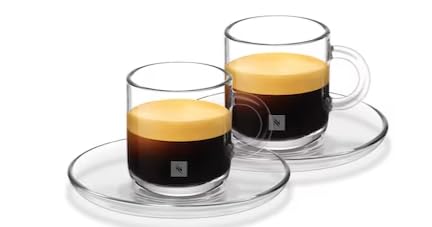 Nespresso Vertuo Kaffee Mug Set | kaffee tassen sets 180 ml | Pack of 2