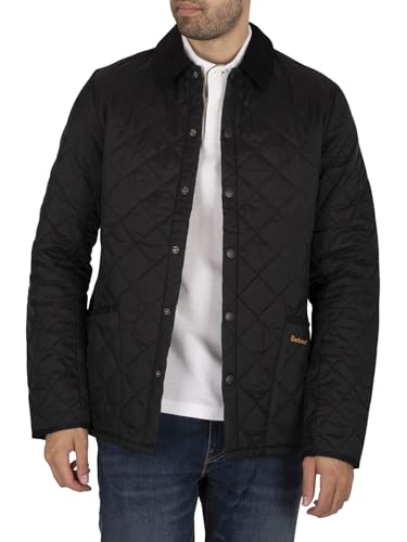 Barbour Herren Heritage Liddesdale Quilted Jacket Schwarz im Sale