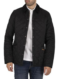 Thumbnail for Barbour Herren Heritage Liddesdale Quilted Jacket Schwarz im Sale