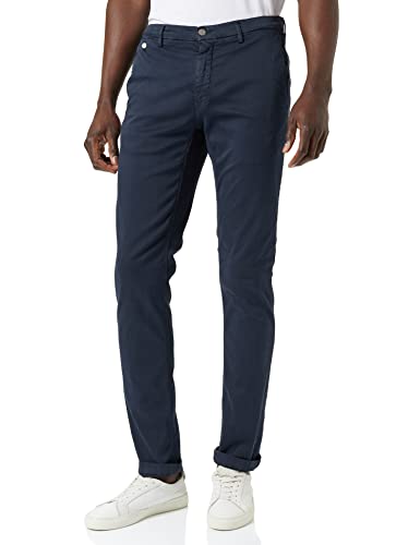 Replay Herren Chino Benni Regular-Fit Hyperflex X-Lite mit Stretch, Blue 010 (Blau), 32W / 32L im Sale