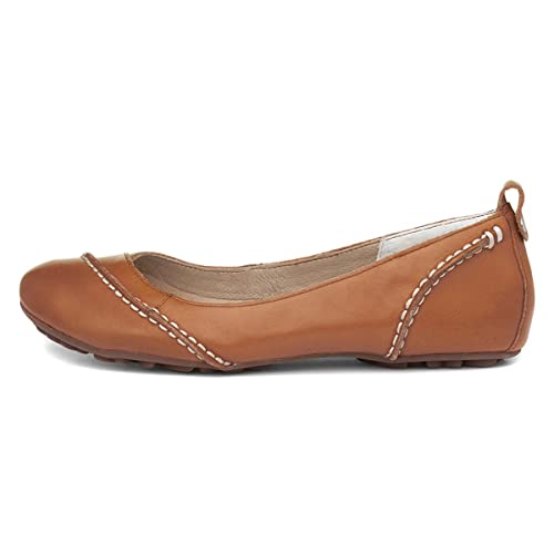 Hush Puppies Janessa H24531000, Damen Ballerinas,Braun (Tan Leather),38