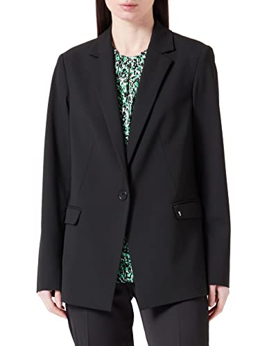 comma Damen 60.2.61.15.152.2128345 Blazer, 9999 schwarz, 38 im Sale