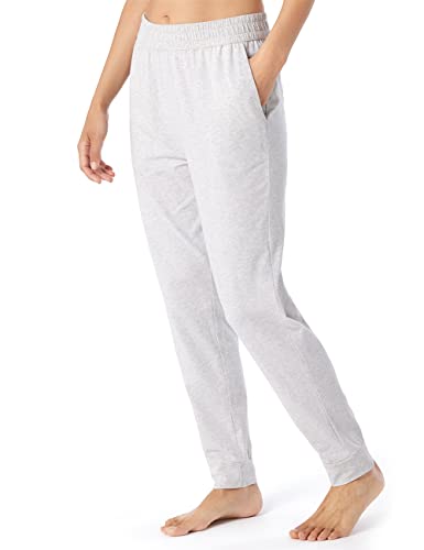 Schiesser Damen Schlafhose Lang Baumwolle - Mix + Relax Pyjamaunterteil, Grau-mel._179266, EU im Sale