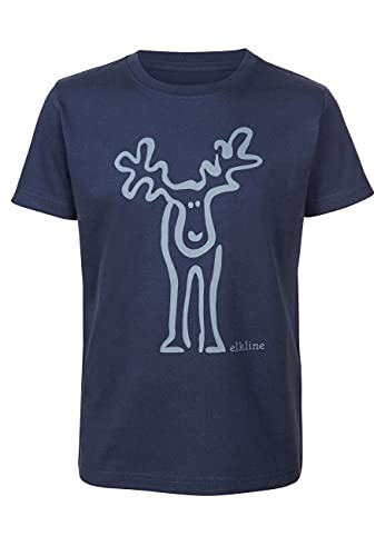 ELKLINE Jungen T-Shirt Rudölfchen 3041184, Farbe:darkblue - ashblue, im Sale