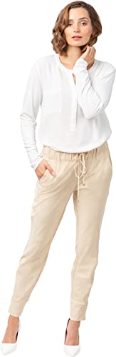 Stehmann, Roxana-748 Jogg Pant in Ultra Light High-Teg-Bi-Stretch (Sand, 38) im Sale