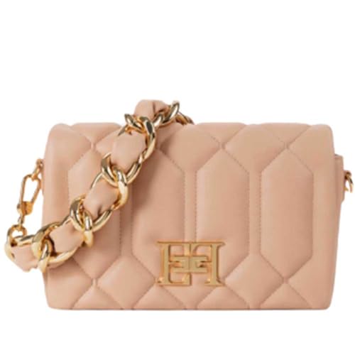 Elisabetta Franchi Handtasche Art BS35A37E2 puffy medium nude, Nude, 24 x 16 x 5 cm im Sale