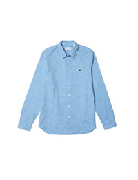 Thumbnail for Lacoste Herren Ch2573 Woven T-Shirts, Marineblau/Flour, Kragenweite: 39 im Sale