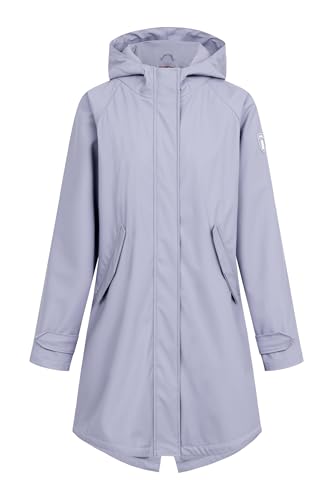 derbe Regenjacke Traveby Friese Plain Damen Flieder Grau | Frauen | Regenmantel | Mesh-Futter | Kurzmantel | Hamburg im Sale