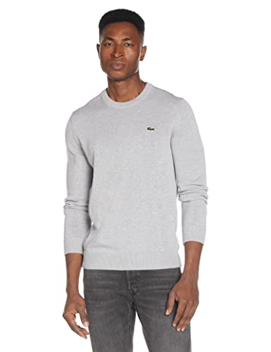 Lacoste Herren AH1985 Pullover, Argent Chine, 2XG im Sale