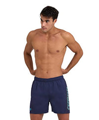 Thumbnail for Arena Fundamentals Logo R Herren Strand- und Pool-Boxershorts, Herren Badeshorts aus weichem, recyceltem und schnell trocknendem Material, Strand-Boxershorts mit Netz-Innenslip im Sale