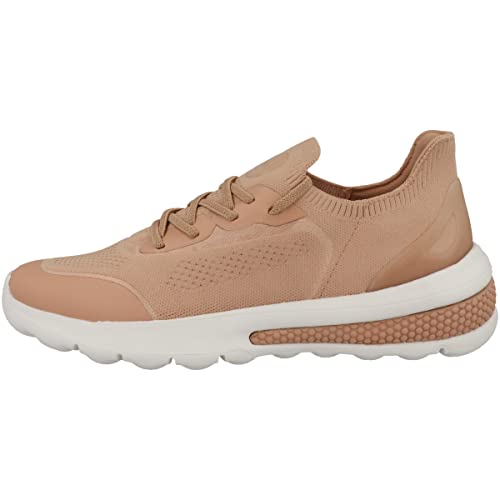 Geox D SPHERICA ACTIF Sneaker, Peach, 36 EU