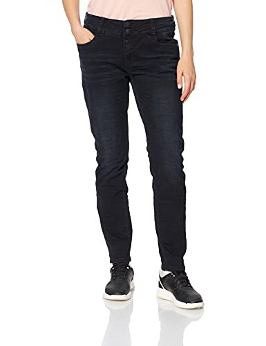 Timezone Damen Enyatz- 98% Baumwolle, 2% Elasthan Slim Jeans, Schwarz (Black Diamond Wash 9047), 29W / 30L EU im Sale