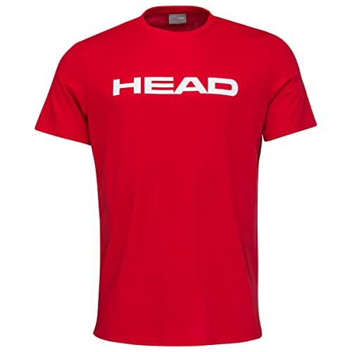 HEAD Unisex Kinder Club Basic Rot, 140 T-Shirt, Rot, 140 EU im Sale