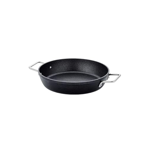 Fissler Adamant / Servier-Pfanne (Ø 28 cm) Aluminium-Bratpfanne, beschichtet, antihaftend, hoher Rand, kratzfest – Induktion, Schwarz im Sale