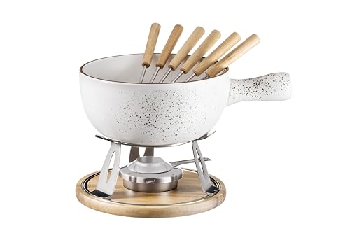 MÄSER 935480 Serie Pintar, 6 Personen, Käsefondue Set im Vintage-Stil, Keramik im Sale