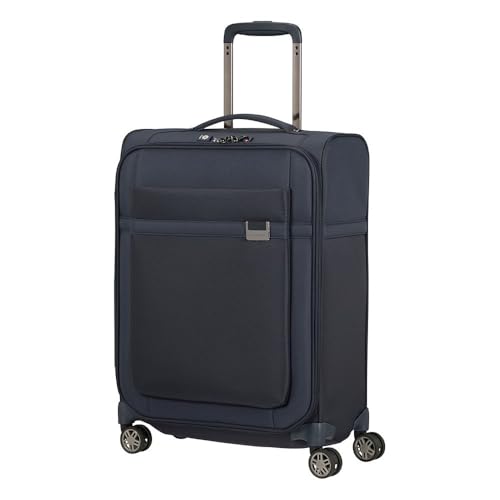 Samsonite Airea - Spinner (Länge: 35 cm) Erweiterbar Handgepäck, 55 cm, 38/43.5 L, Blau (Dark Blue) im Sale