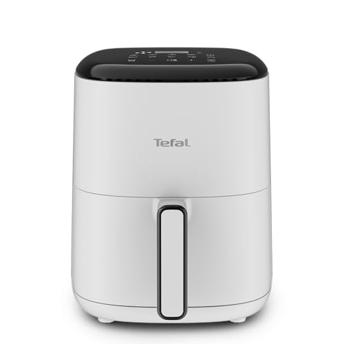 Tefal EY145A Easy Fry Compact Heißluftfritteuse | 3 L Fassungsvermögen | 10 automatische Garprogramme | Touchdisplay | zeit- und energiesparend | Antihaftbeschichtung | Nube im Sale