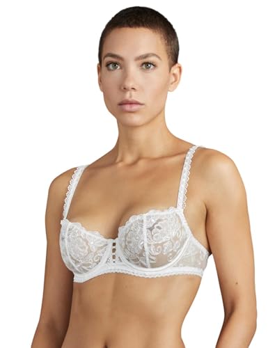 Aubade Damen Pour Toujours Halbschalen Geformter BH, Opale, 85B im Sale